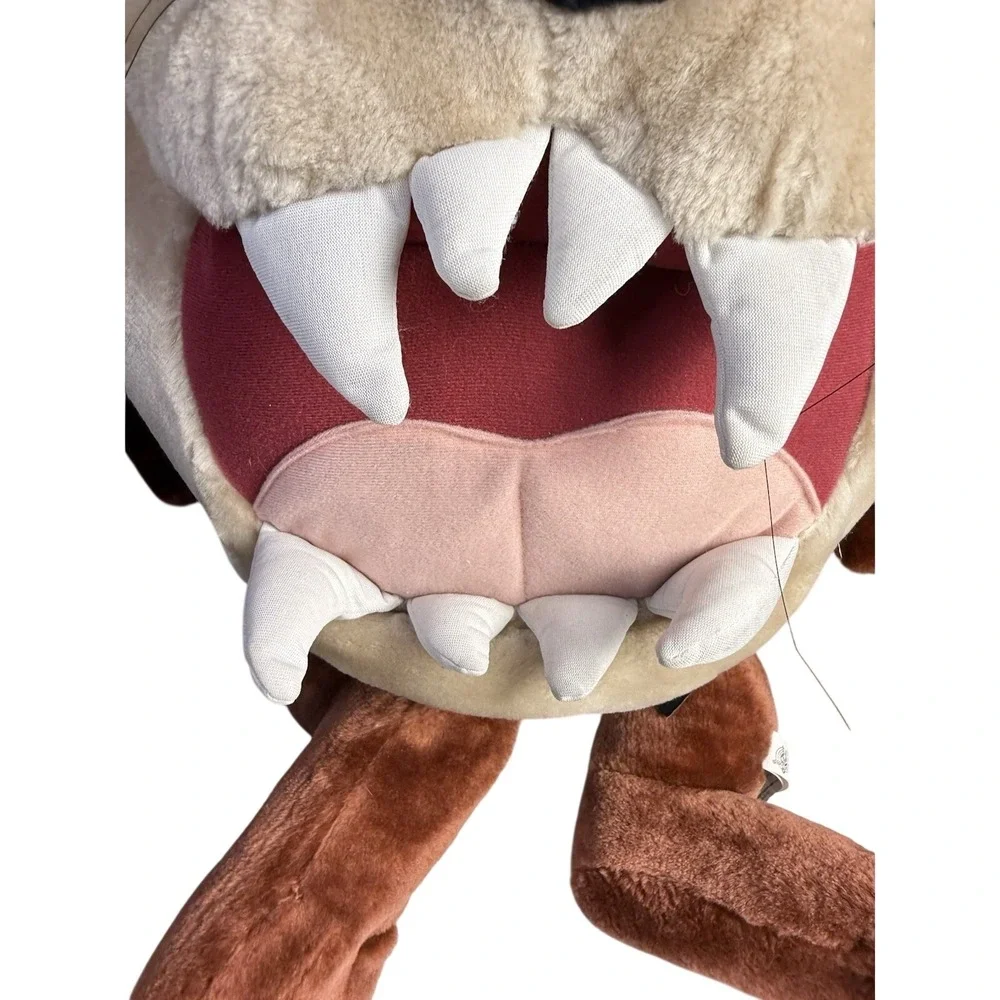 Vintage 90s Looney Tunes Taz Tazmanian Devil Roman Centurion‎ Big Plush Toy 1997